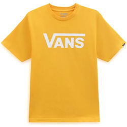 Abbigliamento Unisex bambino T-shirt & Polo Vans By  Classic Kids Old Gold / White Giallo