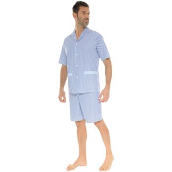 Abbigliamento Uomo Pigiami / camicie da notte Christian Cane WAYNE Blu