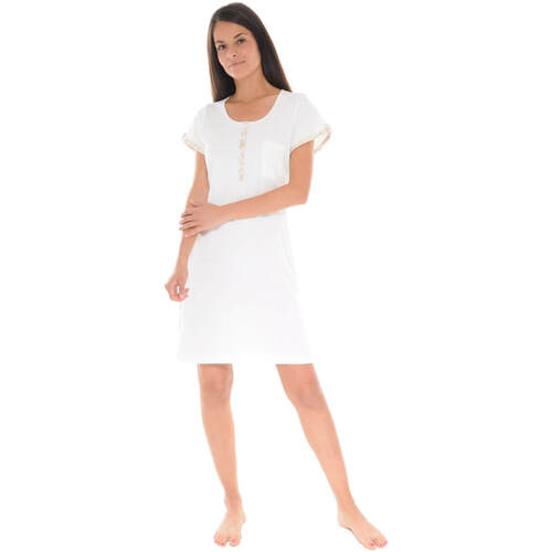 Abbigliamento Donna Pigiami / camicie da notte Pilus YLEANA Bianco
