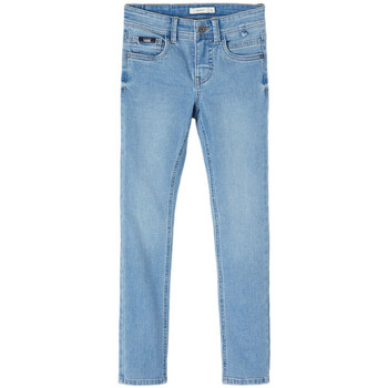 Abbigliamento Bambina Jeans skynny Name it 13197329 Blu
