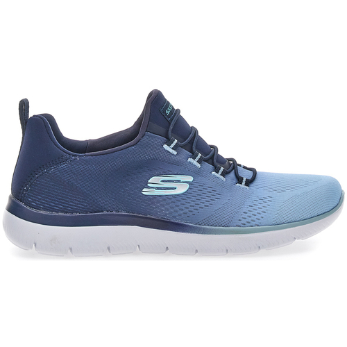 Scarpe Donna Sneakers Skechers SUMMITS-BRIGHT CHARMER Blu
