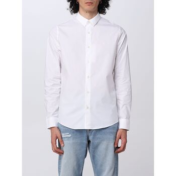 Abbigliamento Uomo Camicie maniche lunghe Calvin Klein Jeans J30J319065 YAF Bianco
