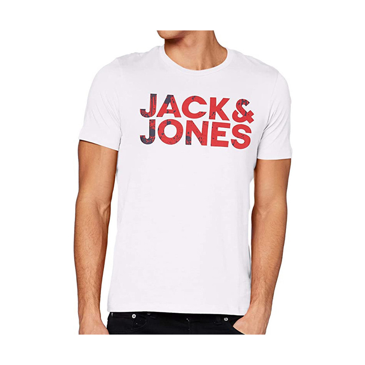 Abbigliamento Uomo T-shirt & Polo Jack & Jones 12213387 Bianco