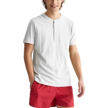 Abbigliamento Uomo T-shirt & Polo Liu Jo T-Shirt Serafino In Cotone Flamefino Bianco