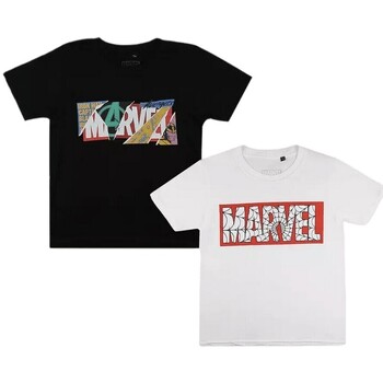 Abbigliamento Bambino T-shirts a maniche lunghe Marvel  Nero