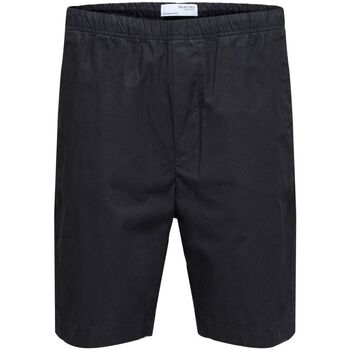 Abbigliamento Uomo Shorts / Bermuda Selected 16088238 LOOSE LOIK-BLACK Nero