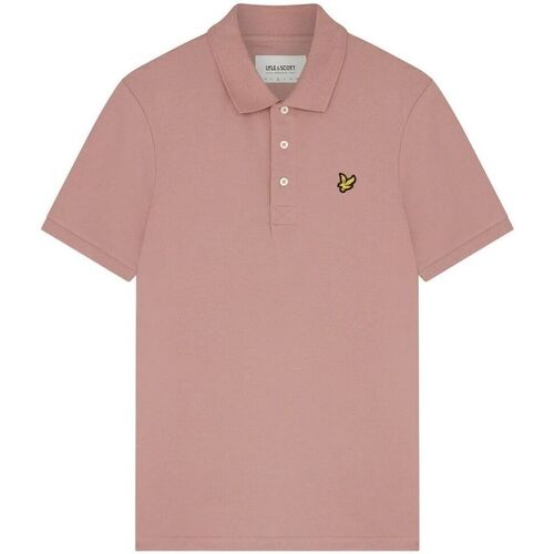 Abbigliamento Uomo T-shirt & Polo Lyle & Scott SP400VOG POLO SHIRT-W868 HUTTON PINK Rosa