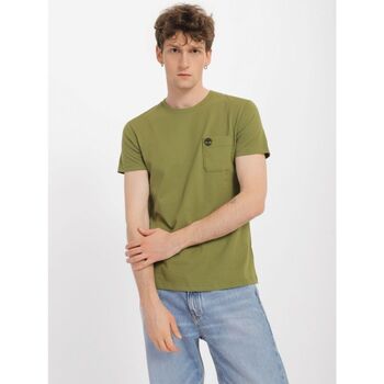 Abbigliamento Uomo T-shirt & Polo Timberland TB0A2CQYV46 PCKET T-MAYFLY Verde