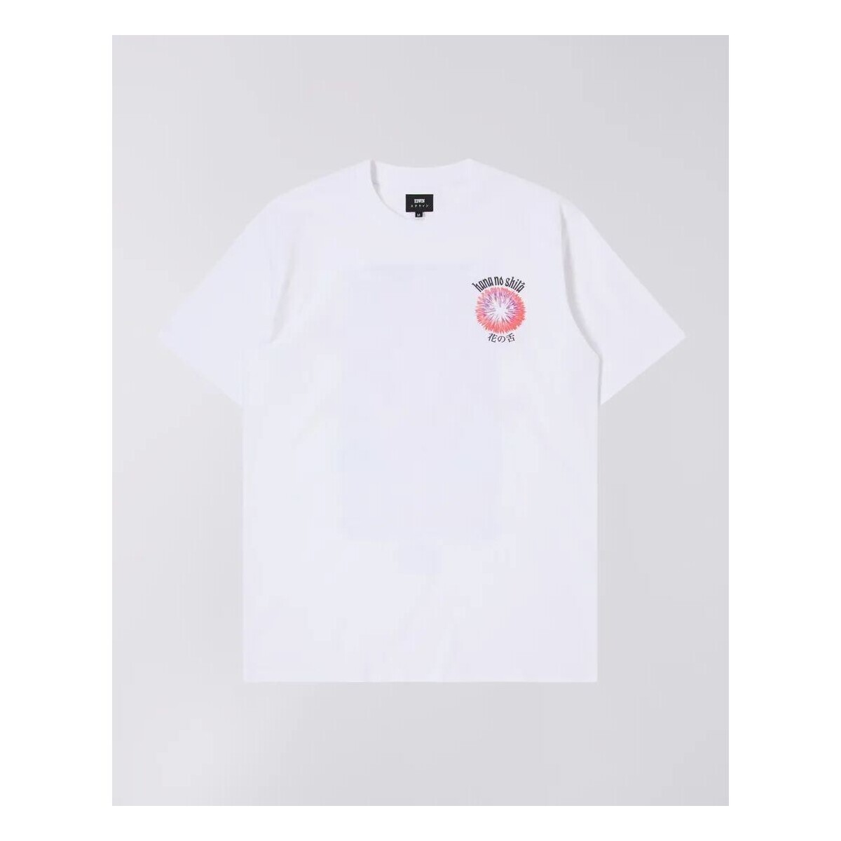 Abbigliamento Uomo T-shirt & Polo Edwin I031894 HANA NO SHITA-02 67 WHITE Bianco