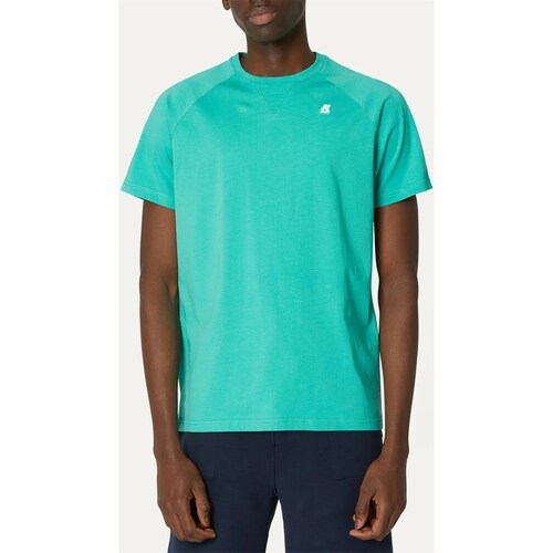 Abbigliamento Uomo T-shirt maniche corte K-Way K0074Q0 Verde