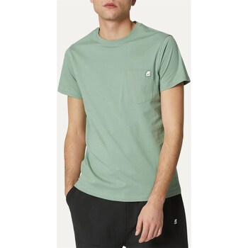 Abbigliamento Uomo T-shirt maniche corte K-Way K00AI30 Verde