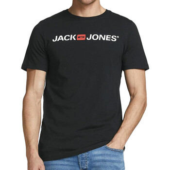 Abbigliamento Uomo T-shirt & Polo Jack & Jones 12199836 Nero