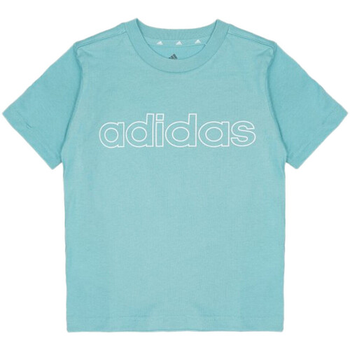 Abbigliamento Bambina T-shirt & Polo adidas Originals GS0197 Blu