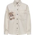 Image of giacca a vento Only Giacca ONLANNI LS SHIRT DNM JACKET CRO - Donna
