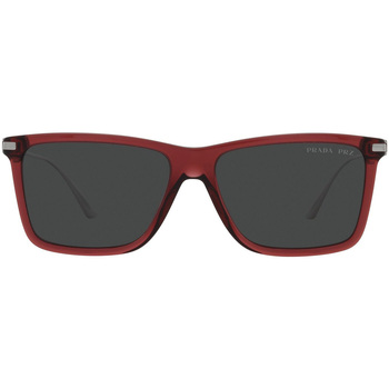 Orologi & Gioielli Occhiali da sole Prada Occhiali da Sole  PR01ZS 11G08G Polarizzato Rosso