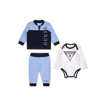 Abbigliamento Bambino Completo Guess MID ORGANIC COTON Marine / Blu