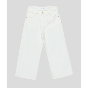 Abbigliamento Donna Pantaloni Lú Lú By Miss Grant LL1832 Bianco