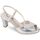 Scarpe Donna Décolleté Valleverde 28343 sandalo cerimonia scarpe tacco donna argento Argento