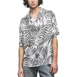 Abbigliamento Uomo T-shirt & Polo GaËlle Paris Camicia Bowling In Viscosa Mezza Manica Nero