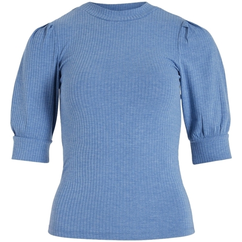 Abbigliamento Donna Top / Blusa Vila Noos Top Felia 2/4 - Federal Blue Blu