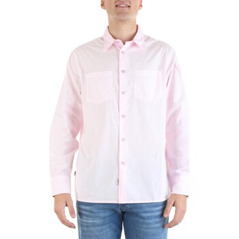 Abbigliamento Uomo Camicie maniche lunghe Blauer 23SBLUS01341-5994 Rosa
