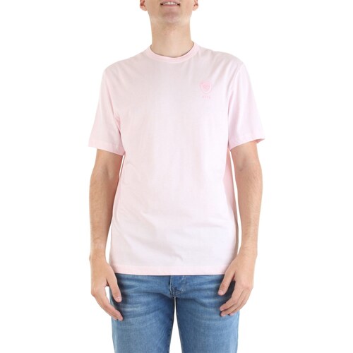 Abbigliamento Uomo T-shirt maniche corte Blauer 23SBLUH02096-4547 Rosa
