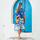 Abbigliamento Donna Perei Isla Bonita By Sigris Poncho Blu