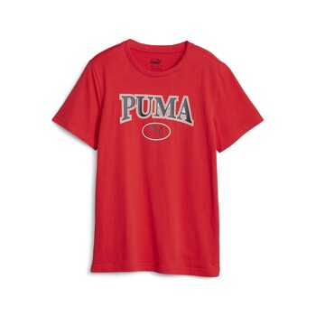 Abbigliamento Bambino T-shirt maniche corte Puma PUMA SQUAD TEE B Rosso