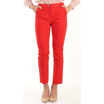 Abbigliamento Donna Pantaloni Linea Emme Marella 38675-26017 Rosso