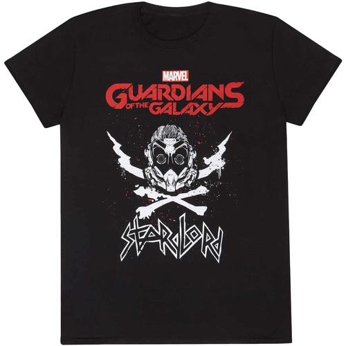 Abbigliamento T-shirts a maniche lunghe Guardians Of The Galaxy Crossbones Nero