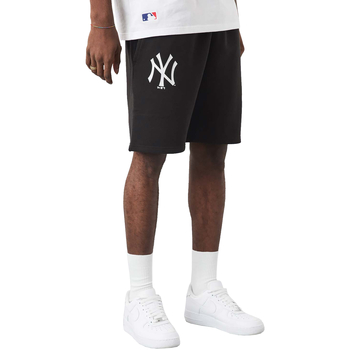 Abbigliamento Uomo Pinocchietto New-Era MLB Team New York Yankees Short Nero