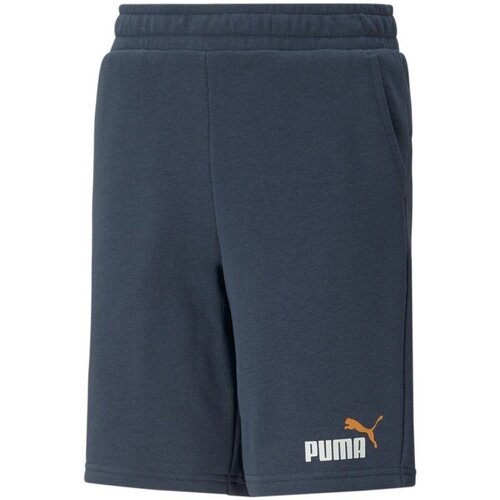 Abbigliamento Unisex bambino Shorts / Bermuda Puma Pantaloncini Bambino Essential+ Col Blu