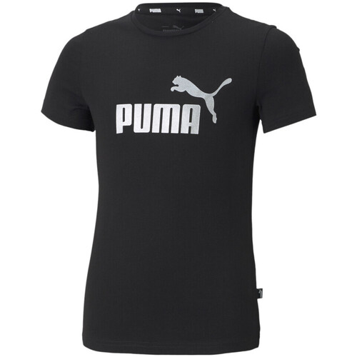 Abbigliamento Bambina T-shirt maniche corte Puma 587041-01 Nero