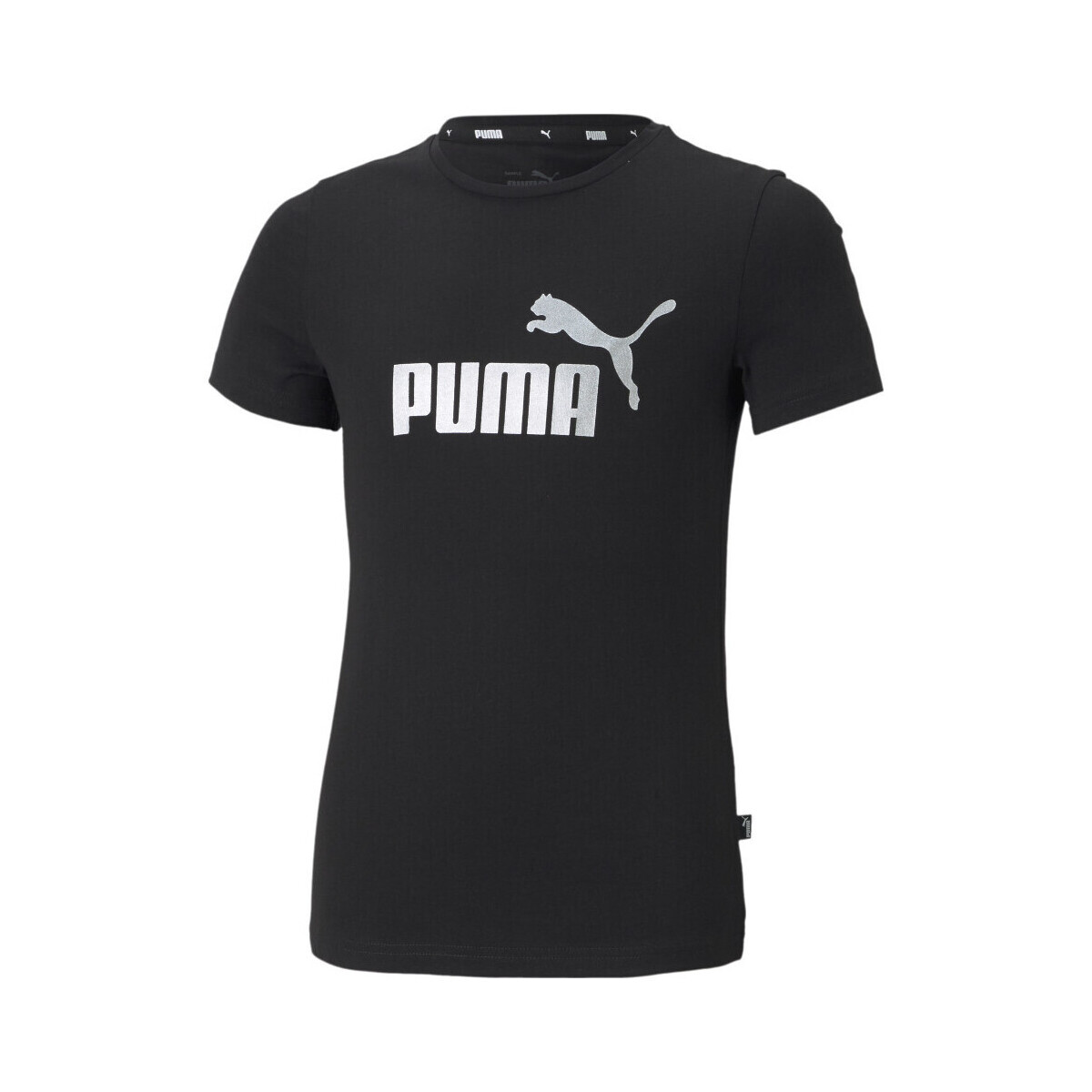 Abbigliamento Bambina T-shirt & Polo Puma 587041-01 Nero