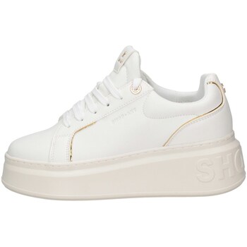 Scarpe Donna Sneakers basse Shop Art EMILY Sneakers Donna OFF WHITE GOLD Bianco