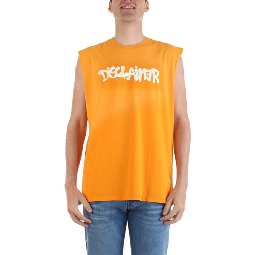 Abbigliamento Uomo T-shirt maniche corte Disclaimer 53650 Arancio