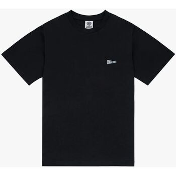 Abbigliamento T-shirt & Polo Franklin & Marshall JM3110.1009P01 PATCH PENNANT-980 Nero
