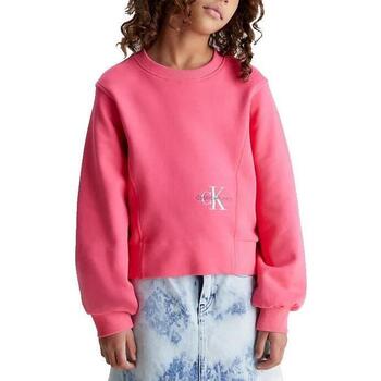 Abbigliamento Bambina Felpe Calvin Klein Jeans  Rosa