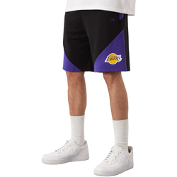 Abbigliamento Uomo Pinocchietto New-Era NBA Team Los Angeles Lakers Short Nero