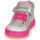 Scarpe Bambina Sneakers alte Agatha Ruiz de la Prada LUCKY Argento / Rosa