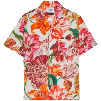 Abbigliamento Uomo Camicie maniche lunghe Portuguese Flannel Flowers Shirt - Red Multicolore