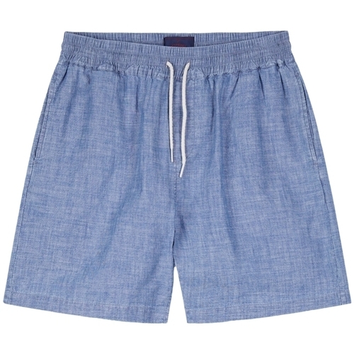Abbigliamento Uomo Shorts / Bermuda Portuguese Flannel Chambray Shorts - Navy Blu