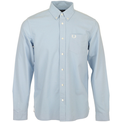 Abbigliamento Uomo Camicie maniche lunghe Fred Perry Oxford Shirt Blu