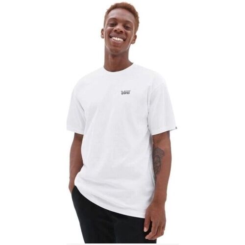 Abbigliamento Uomo T-shirt & Polo Vans VN0A7Y3S MINI SCRIPT-WHT WHITE Bianco