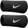 Accessori Accessori sport Nike Swoosh Doublewide Wristbands Nero