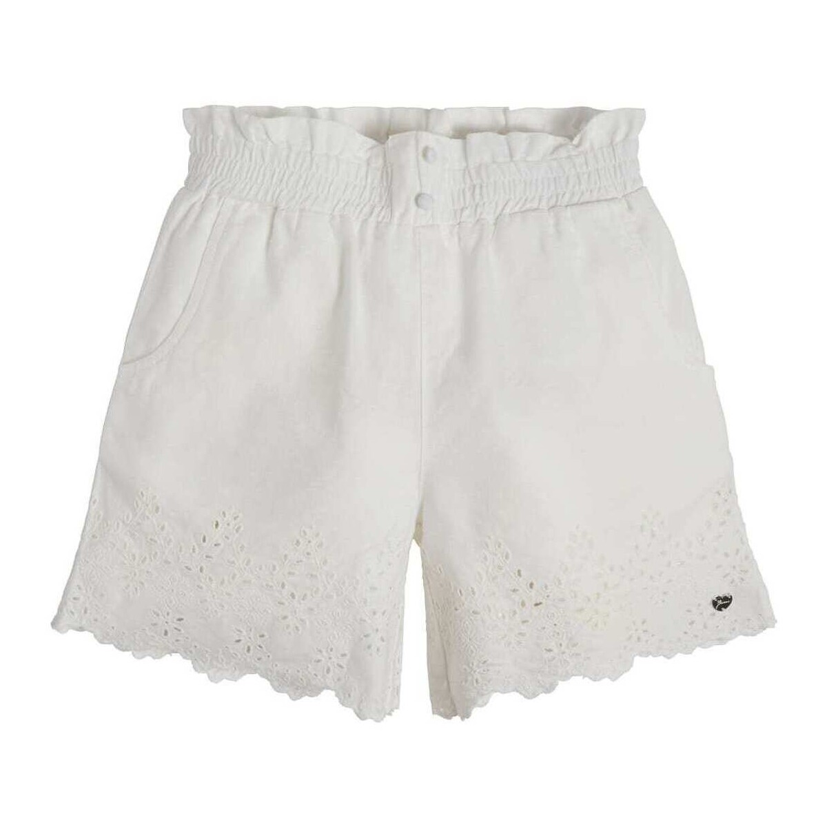 Abbigliamento Bambina Shorts / Bermuda Guess J3GD07WCVM0-G011 2000000299822 Bianco