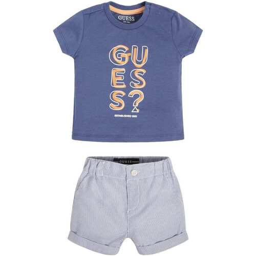 Abbigliamento Bambino Completo Guess I3GG14K5M20-G7IG 2000000299723 Blu
