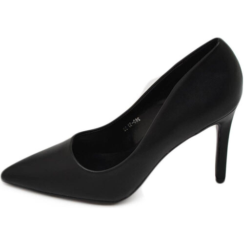 Scarpe Donna Décolleté Malu Shoes Decollete' scarpe donna eleganti a punta nero opaco in ecopelle Nero