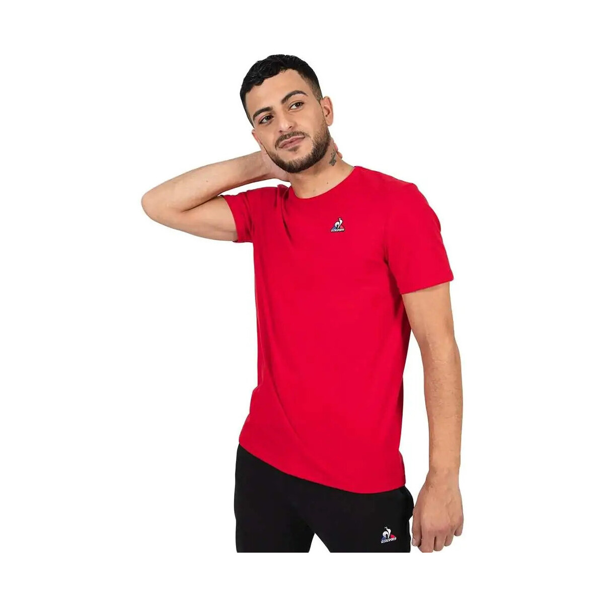 Abbigliamento Uomo T-shirt maniche corte Le Coq Sportif Essential logo Rosso