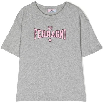 Abbigliamento Bambina T-shirt maniche corte Chiara Ferragni T-SHIRT 59A6101004 Grigio